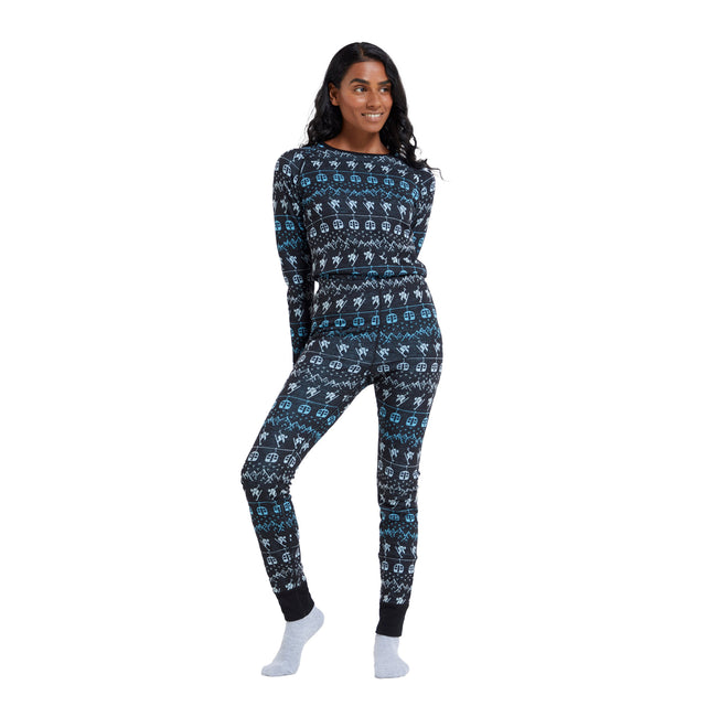 Mountain Warehouse Womens/Ladies Patterned Thermal Base Layers