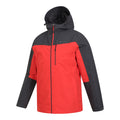 Active Red - Side - Mountain Warehouse Mens Brisk Extreme Waterproof Jacket