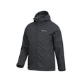 Black - Side - Mountain Warehouse Mens Exodus Showerproof Soft Shell Jacket