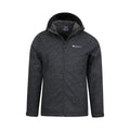 Black - Lifestyle - Mountain Warehouse Mens Exodus Showerproof Soft Shell Jacket