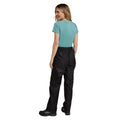 Black - Close up - Mountain Warehouse Womens-Ladies Spray Waterproof Trousers