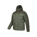 Khaki Green - Side - Mountain Warehouse Mens Shock Padded Jacket