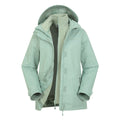 Light Khaki - Pack Shot - Mountain Warehouse Womens-Ladies Fell II 3 In 1 Jacket