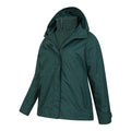 Dark Green - Side - Mountain Warehouse Womens-Ladies Fell II 3 In 1 Jacket