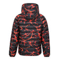 Burnt Orange - Back - Mountain Warehouse Childrens-Kids Seasons Watercolour Padded Jacket