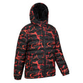 Burnt Orange - Lifestyle - Mountain Warehouse Childrens-Kids Seasons Watercolour Padded Jacket