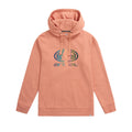 Pink - Front - Animal Womens-Ladies Maya Graphic Print Organic Hoodie