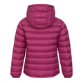 Dark Pink - Back - Mountain Warehouse Childrens-Kids Seasons II Padded Jacket