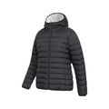 Black - Side - Mountain Warehouse Womens-Ladies Faux Fur Lined Padded Jacket