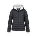 Black - Pack Shot - Mountain Warehouse Womens-Ladies Faux Fur Lined Padded Jacket