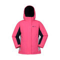 Light Pink - Front - Mountain Warehouse Childrens-Kids Honey Ski Jacket