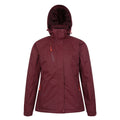 Burgundy - Front - Mountain Warehouse Womens-Ladies Bracken Extreme 3 in 1 Waterproof Jacket