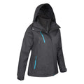 Black - Lifestyle - Mountain Warehouse Womens-Ladies Bracken Extreme 3 in 1 Waterproof Jacket