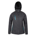 Black - Front - Mountain Warehouse Womens-Ladies Bracken Extreme 3 in 1 Waterproof Jacket