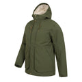 Rust - Pack Shot - Mountain Warehouse Mens Coastline Borg Waterproof Jacket