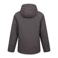 Dark Grey - Back - Mountain Warehouse Mens Coastline Borg Waterproof Jacket