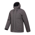 Dark Grey - Side - Mountain Warehouse Mens Coastline Borg Waterproof Jacket