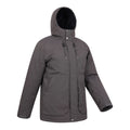 Dark Grey - Lifestyle - Mountain Warehouse Mens Coastline Borg Waterproof Jacket