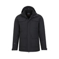 Black - Pack Shot - Mountain Warehouse Mens Concord Extreme Down Long Length Jacket