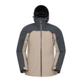 Dark Grey - Front - Mountain Warehouse Mens 3 Layer Waterproof Jacket