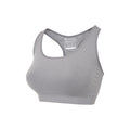 Charcoal - Side - Mountain Warehouse Womens-Ladies Anti-Chafe Seamless Sports Bra