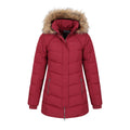 Rust - Pack Shot - Mountain Warehouse Womens-Ladies Isla II Long Down Jacket