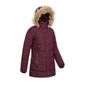 Indigo - Side - Mountain Warehouse Womens-Ladies Isla II Long Down Jacket