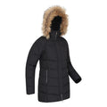 Jet Black - Lifestyle - Mountain Warehouse Womens-Ladies Isla II Long Down Jacket