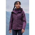 Grey - Pack Shot - Mountain Warehouse Womens-Ladies Whirlwind Padded Jacket