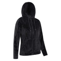 Black - Side - Mountain Warehouse Womens-Ladies Snaggle Fleece Hoodie