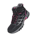 Black - Front - Mountain Warehouse Womens-Ladies Extreme Byzantine Vibram Waterproof Walking Boots