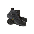 Grey - Front - Mountain Warehouse Mens Vertex Extreme Suede Waterproof Boots