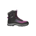 Black-Purple - Pack Shot - Mountain Warehouse Womens-Ladies Polar Boots