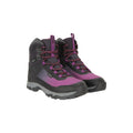 Black-Purple - Front - Mountain Warehouse Womens-Ladies Polar Boots