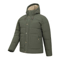 Khaki Green - Side - Mountain Warehouse Mens Manta Padded Jacket