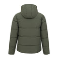 Khaki Green - Back - Mountain Warehouse Mens Manta Padded Jacket