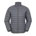 Grey - Front - Mountain Warehouse Mens Featherweight II Down Jacket