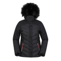 Black - Front - Mountain Warehouse Womens-Ladies Pyrenees II Padded Ski Jacket