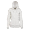 Light Grey - Front - Mountain Warehouse Womens-Ladies Dalton Sherpa Lined Full Zip Hoodie