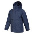 Black - Close up - Mountain Warehouse Childrens-Kids Torrent Taped Seam Waterproof Jacket