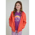 Candy - Front - Mountain Warehouse Childrens-Kids Torrent Taped Seam Waterproof Jacket