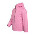 Pale Pink - Close up - Mountain Warehouse Childrens-Kids Torrent Taped Seam Waterproof Jacket