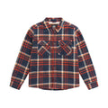 Navy-Red - Front - Animal Mens Tide Plaid Organic Shirt