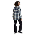 Off White - Pack Shot - Animal Womens-Ladies Lyanna Plaid Organic Overshirt