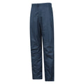 Navy - Side - Mountain Warehouse Womens-Ladies Spray Waterproof Trousers