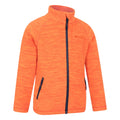 Bright Orange - Back - Mountain Warehouse Childrens-Kids Snowdonia Fleece Jacket