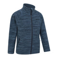 Navy - Back - Mountain Warehouse Childrens-Kids Snowdonia Fleece Jacket