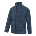 Navy - Side - Mountain Warehouse Childrens-Kids Snowdonia Fleece Jacket