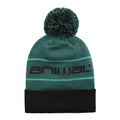 Green - Front - Animal Dylan Pom Pom Recycled Skiing Beanie