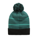 Green - Back - Animal Dylan Pom Pom Recycled Skiing Beanie